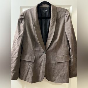 John Meyer brown tweed blazer, sz. 12.